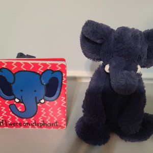 Jellycat book/stuffed animal Elephant